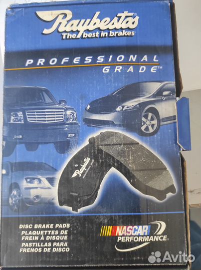 Колодки тормозные передние PGD417M (raybestos)