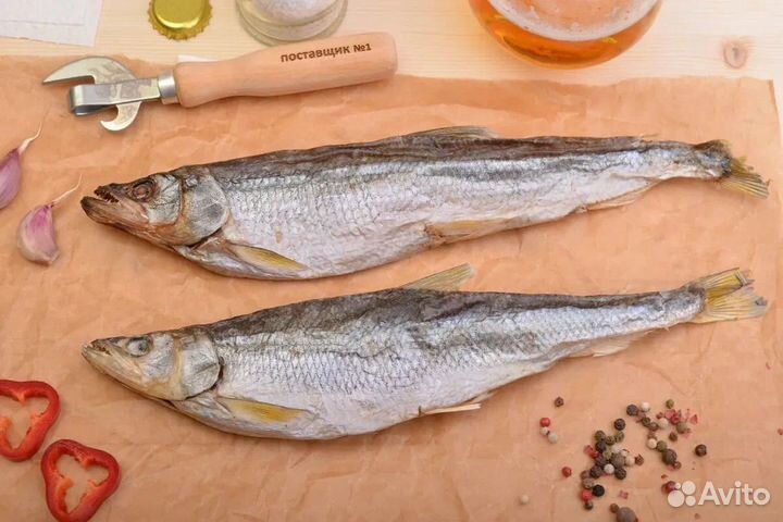 Корюшка вяленая с икрой Камчатка