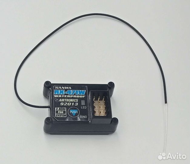 Приёмник Sanwa RX-471W, 2.4GHz, FH3/FH4