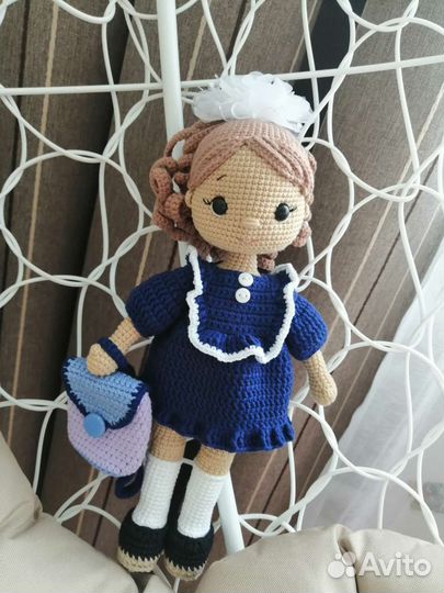 Вязаная Кукла ручной работы