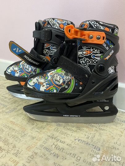 Коньки детские раздвижные