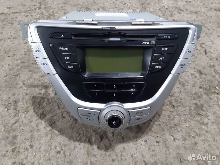 Hyundai Elantra MD магнитола