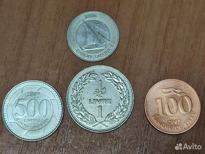 Набор монет Ливана