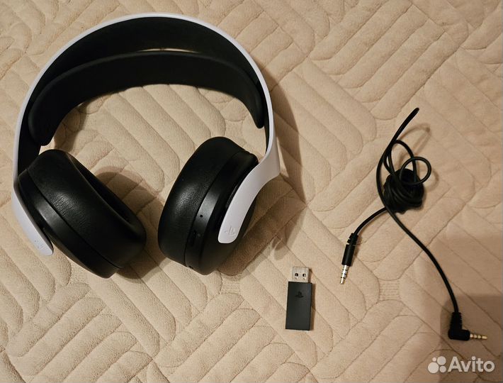 Наушники Sony pulse 3D белые для playstation 5