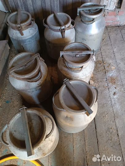 Фляги бидоны алюминиевые б. У