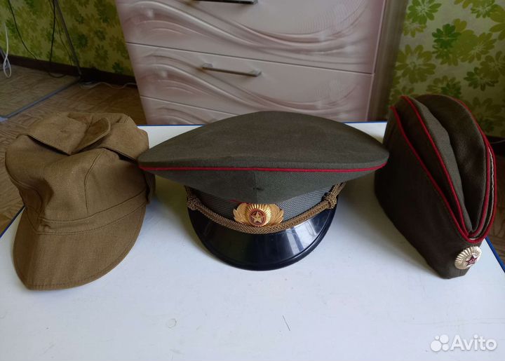 Фуражка, пилотка, кепка офицерские СССР
