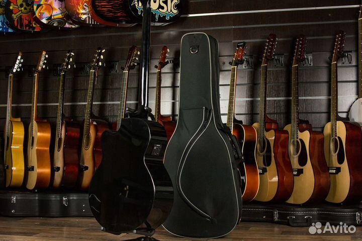 Акустическая бас-гитара с подключением