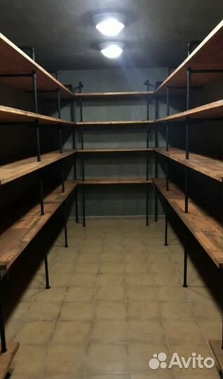 Полки стеллажи металлические