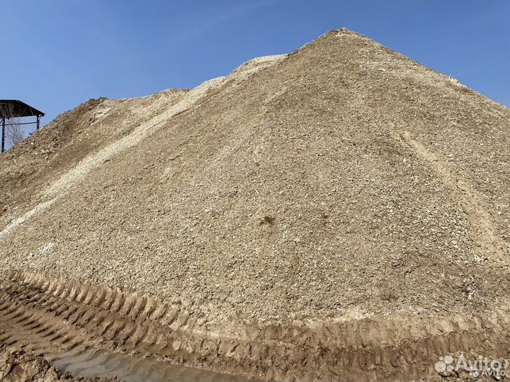 Вторичный щебень, речная галька, отсев, пгс