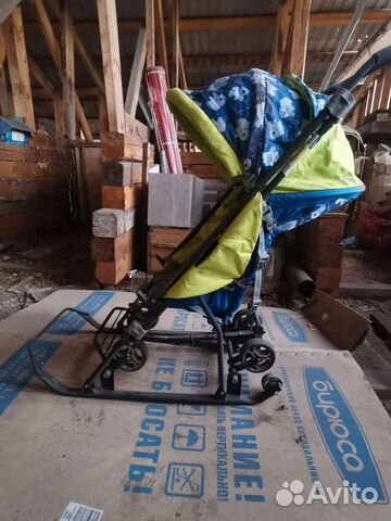 Детская коляска, велосипед, санки