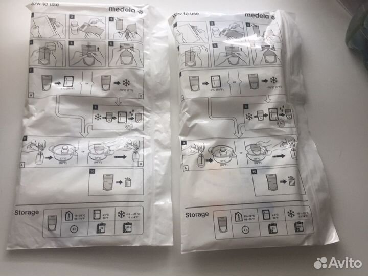 Пакеты для грудного молока