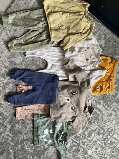 Вещи пакетом на девочку 68 74 zara hm kiabi