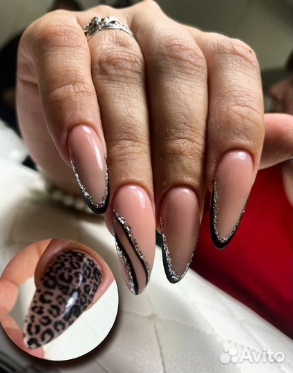 Маникюр наращивание