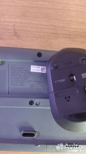 Беспроводная клавиатура и мышь комплект logitech