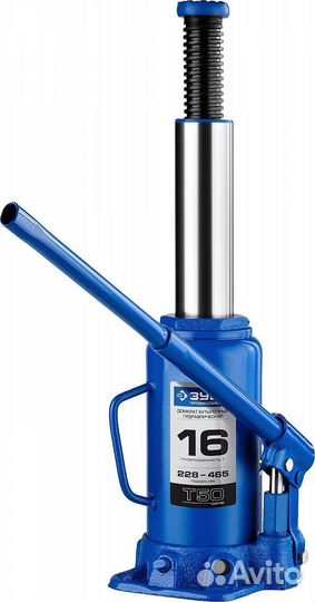 Домкрат бутылочный Зубр 16т, 228-465мм