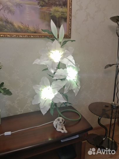 Светильник - Лилия (из изолона)