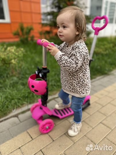 Самокат детский трехколесный