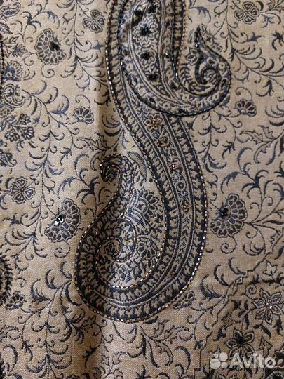 Палантин шерстяной 210х70см. Италия