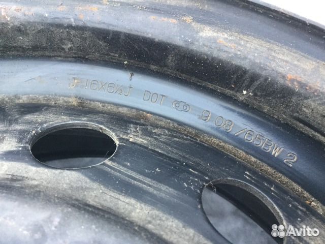 Диск колесный железо R16 Тойота Авенсис 2003-2008г