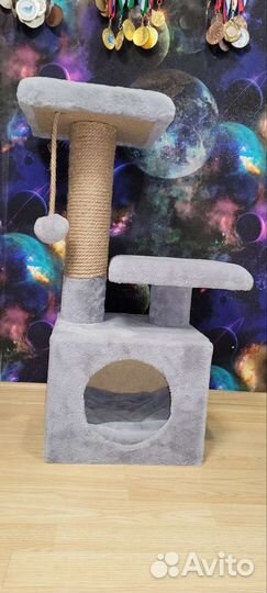 Домик для кошки с когтеточкой