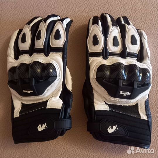 Мотоперчатки кожаные