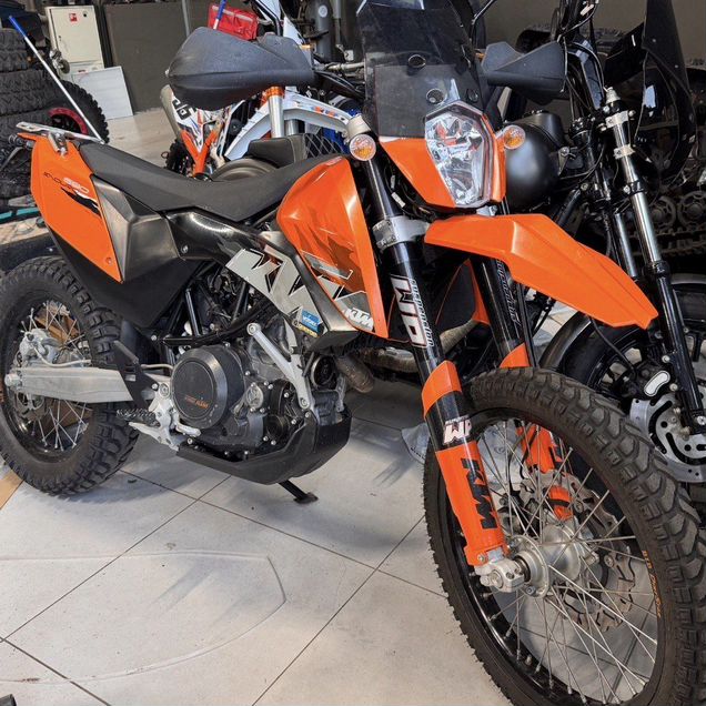 KTM 690 Enduro R, 2008, 17 500 км