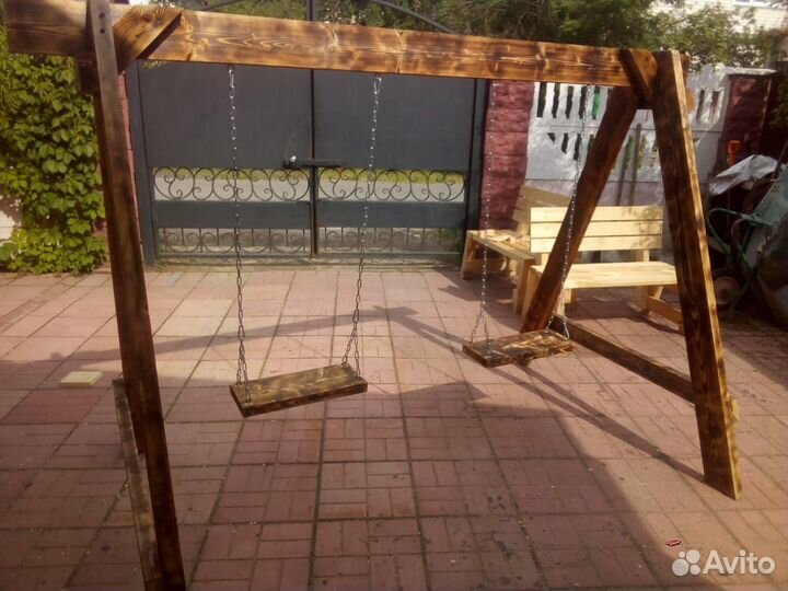 Качели детские двойные