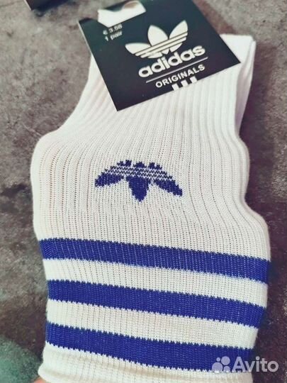 Носки высокие adidas originals х10 пар