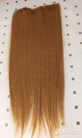 Волосы на заколках для наращивания