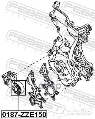 Ролик натяжной toyota rav4 aca3#/gsa3# 2005