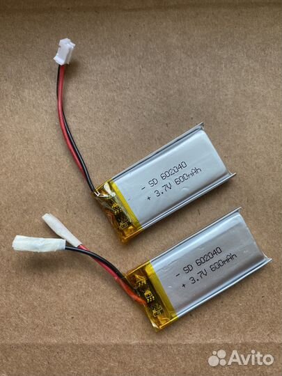Универсальный lipo аккумулятор 3.7 600mAh новый