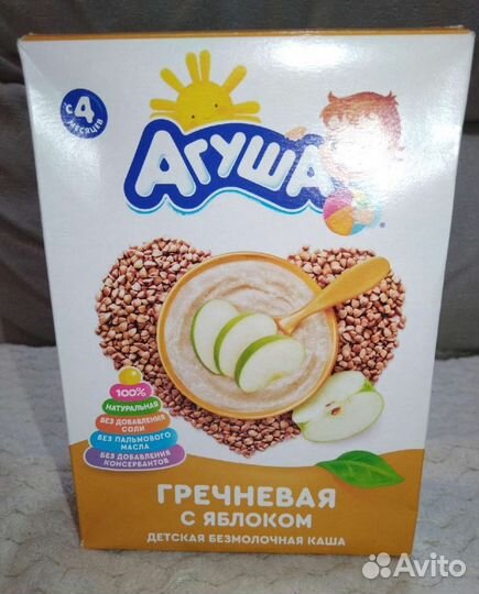 Овощные, фруктовые, мясные пюре Агуша и каша