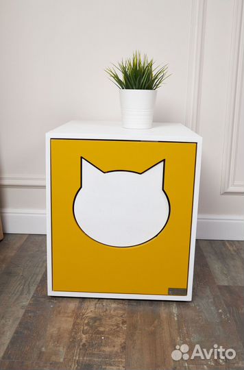 Кошачий туалет закрытый