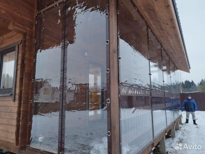 Мягкие окна (шторы) для террас