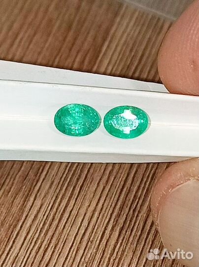 Изумруды Замбийские Замбия с сертификатом МГУ