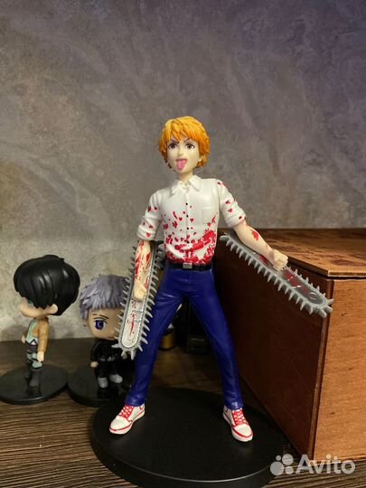 Аниме фигурки человек бензопила