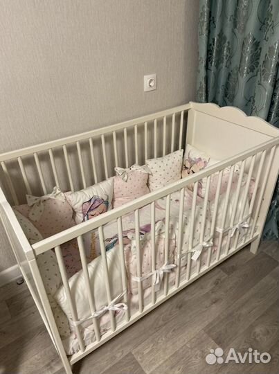 Бортики на детскую кроватку