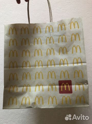 Пакет из макдональдс