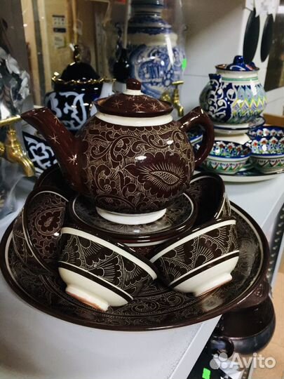 Чайный набор Узбекистан Коричневый