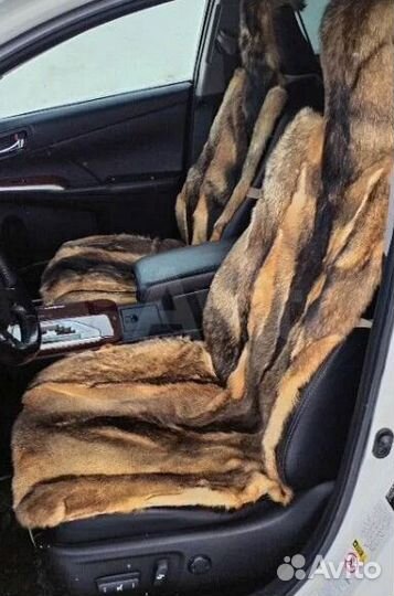 Меховые накидки натуральный волк