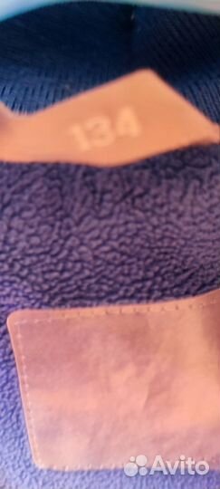 Ветровка на мальчика на флисе 134