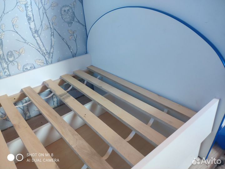 Детская кровать от 3 лет с матрасом бу