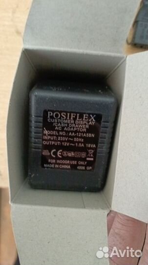 Блок Питания posiflex AA-121A5BN,AC 12V/1,5A