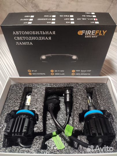 Светодиодные лампы LED H11 H8 H16 В птф Ближний