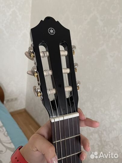 Акустическая гитара yamaha c40 black и чехол