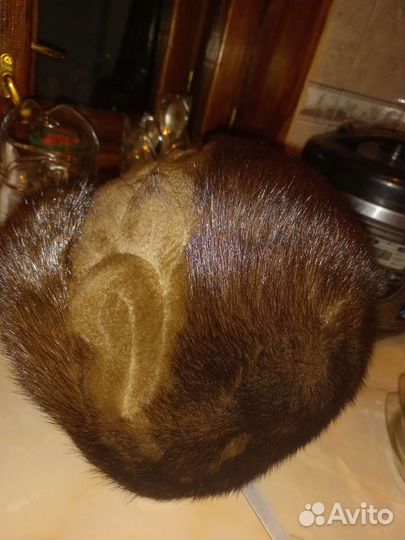 Шапка норковая женская 58 размер