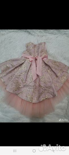 Платье для девочки 74-80