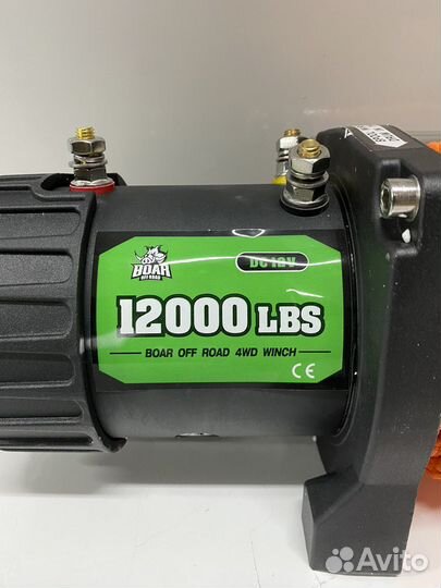 Лебедка 12000lbs boar 4x4 влагозащищенная (кевлар)