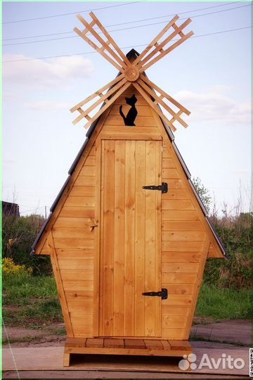 Дачный туалет с установкой ELE1003