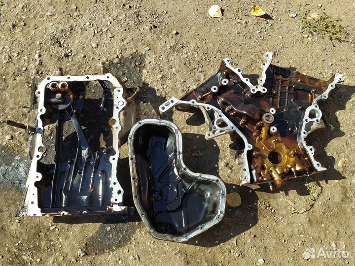 Передняя крышка двс lexus RX350